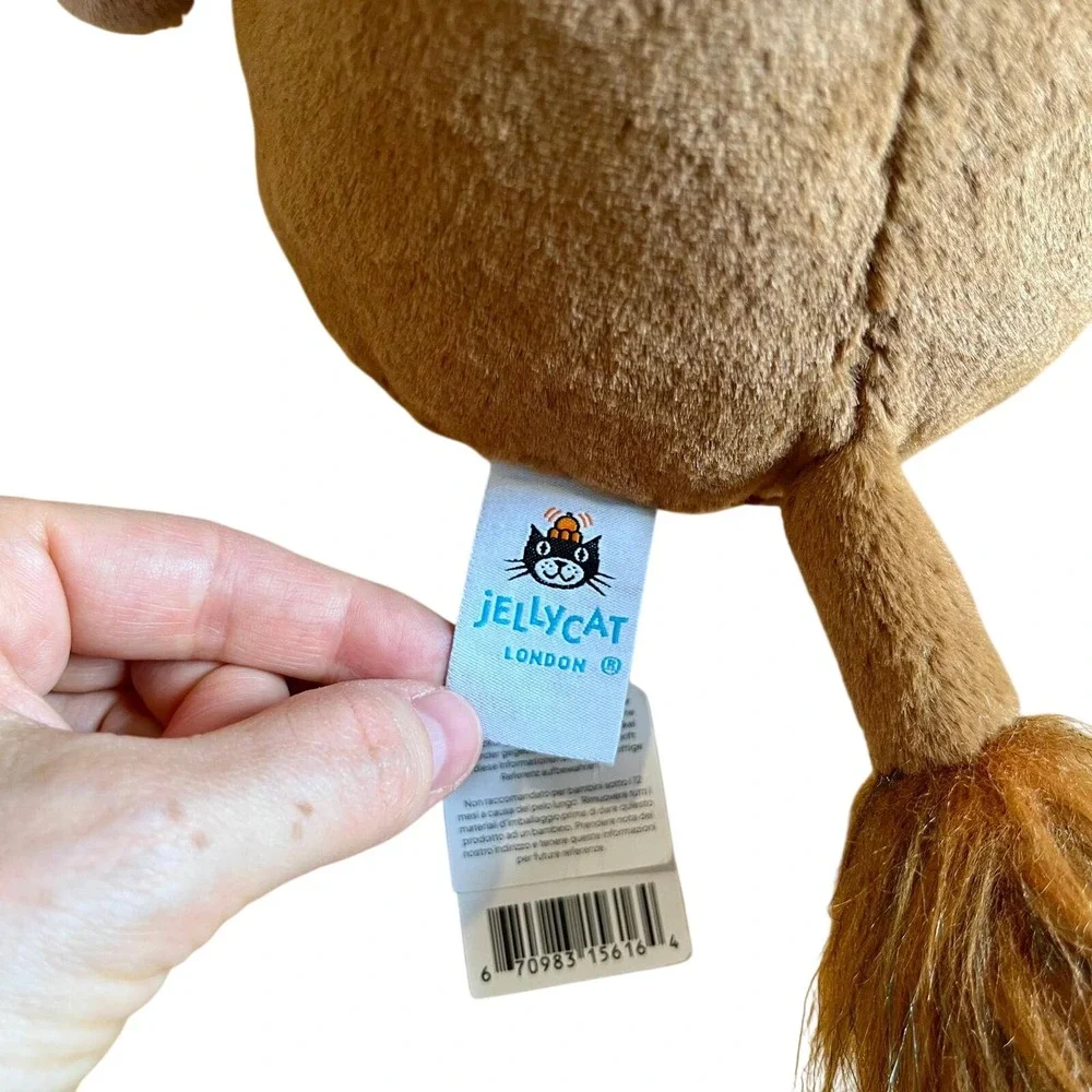 Jellycat‎ Ramone Bull Plush Brown Stuffed Animal Retired RAM4BL Tags Attached
